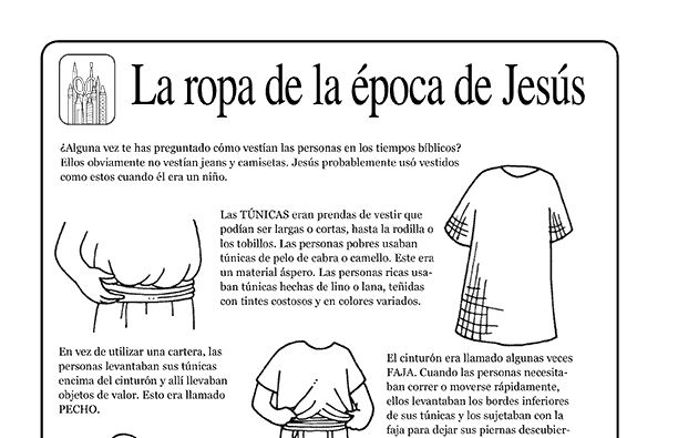 La ropa de la época de Jesús - Editorial Dinamica