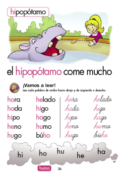 El hipopótamo come mucho