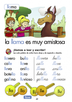 La llama es muy amistosa