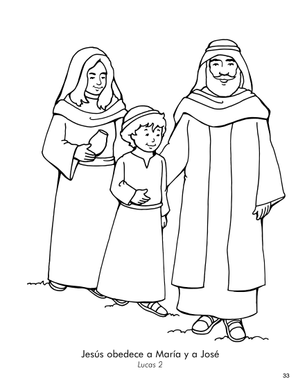 Jesús obedece a María y a José (Lucas 2). Puedo obedecer a mis padres! -  Editorial Dinamica